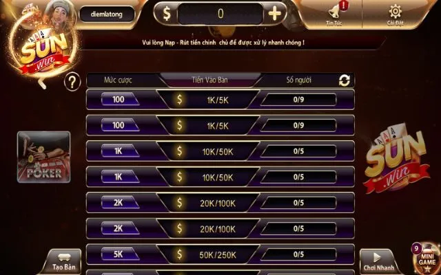 Sunwin ⭐️ Link Tải Sun win Mới Nhất Không Bị Chặn 11/2024 27 Poker Sunwin hiện đại, hấp dẫn